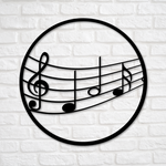 Circle Musical Instrument Décor