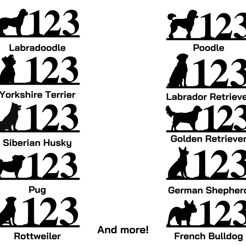 Custom Pet Address Sign