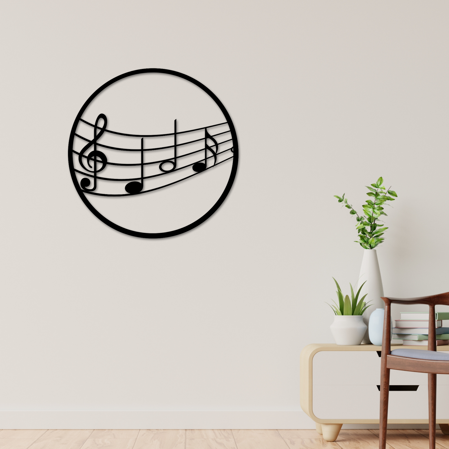 Circle Musical Instrument Décor