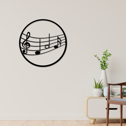 Circle Musical Instrument Décor