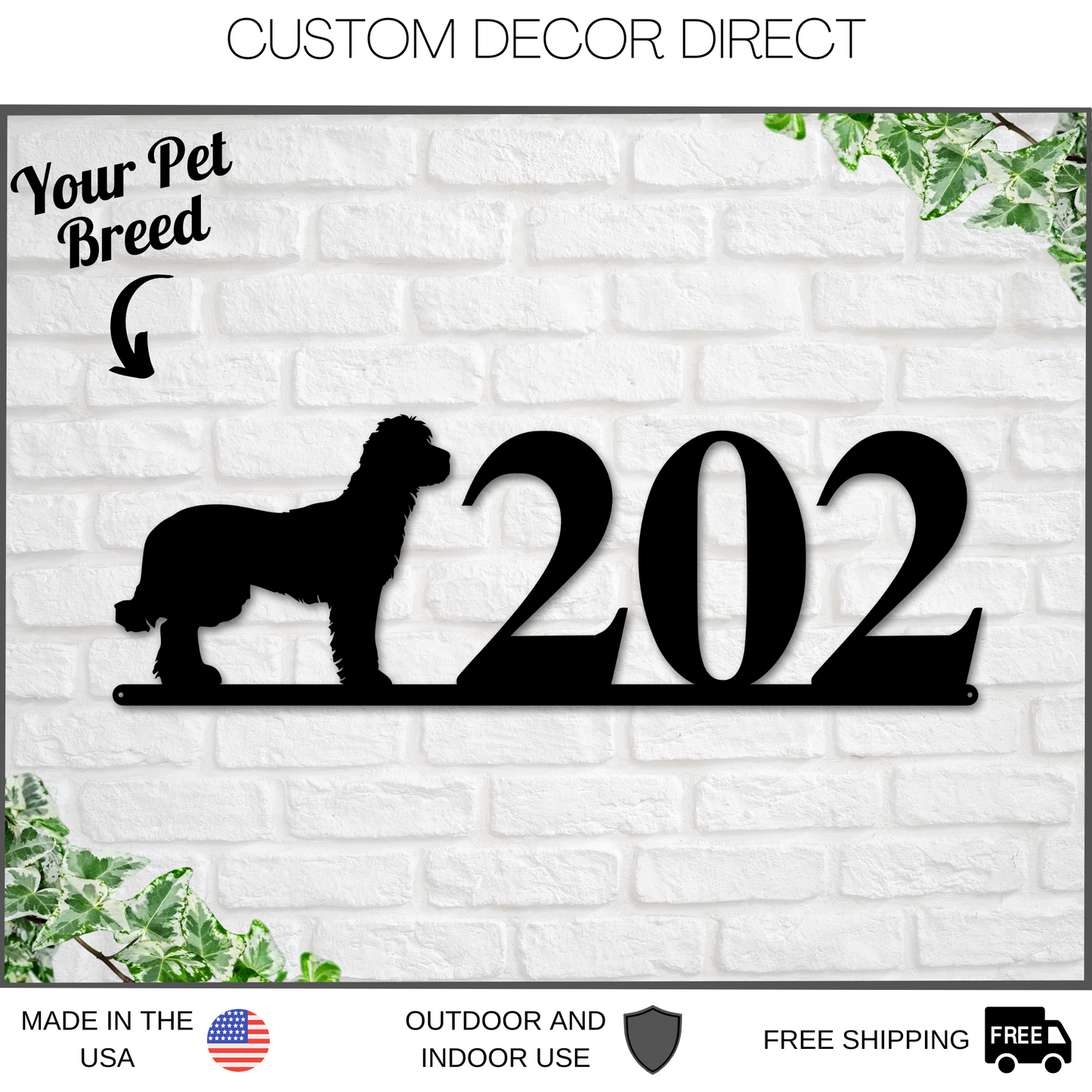 Custom Pet Address Sign