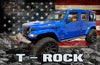 Custom Jeep Wrangler T-Rock Metal Tin Sign | Personalized Jeep Sign | Garage Man Cave Wall Decor | Lifted Jeep Gift | Made in USA