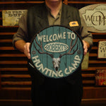Vintage Hunting Camp Tin Sign - Personalized