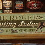Custom Hunting Lodge Sign - Free Personalization