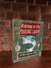 Vintage Fishing Cabin Signs