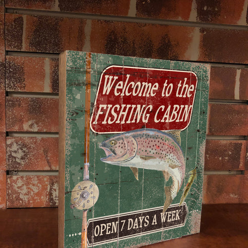 Vintage Fishing Signs