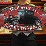 Custom Vintage Tin Sign - with picture of YOUR Car!!!