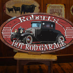 Custom Vintage Tin Sign - with picture of YOUR Car!!!