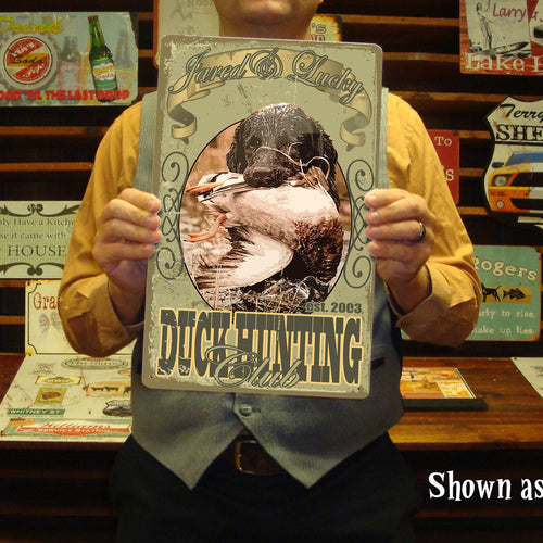 Custom Duck Hunting Sign