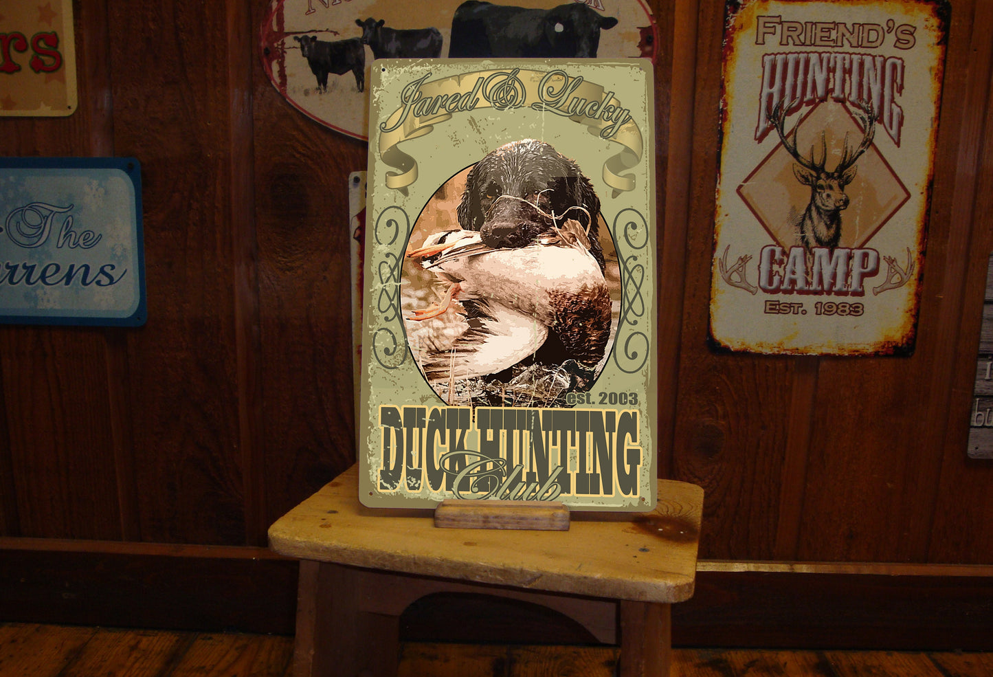 Custom Duck Hunting Sign