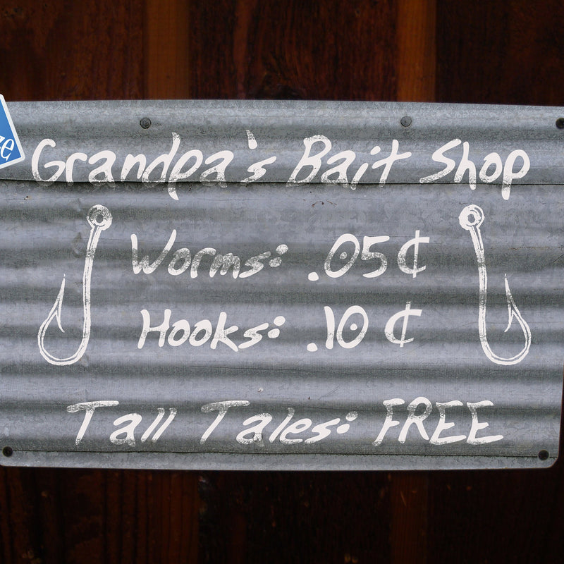 Personalized Bait Shop Sign