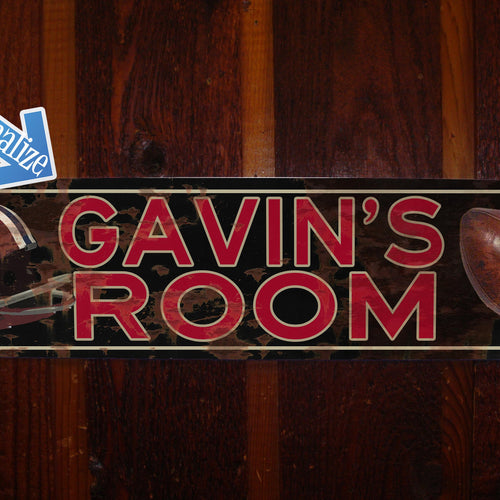 Street Sign Football Theme - Personalized