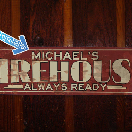 Custom Firehouse Sign - Free Personalization
