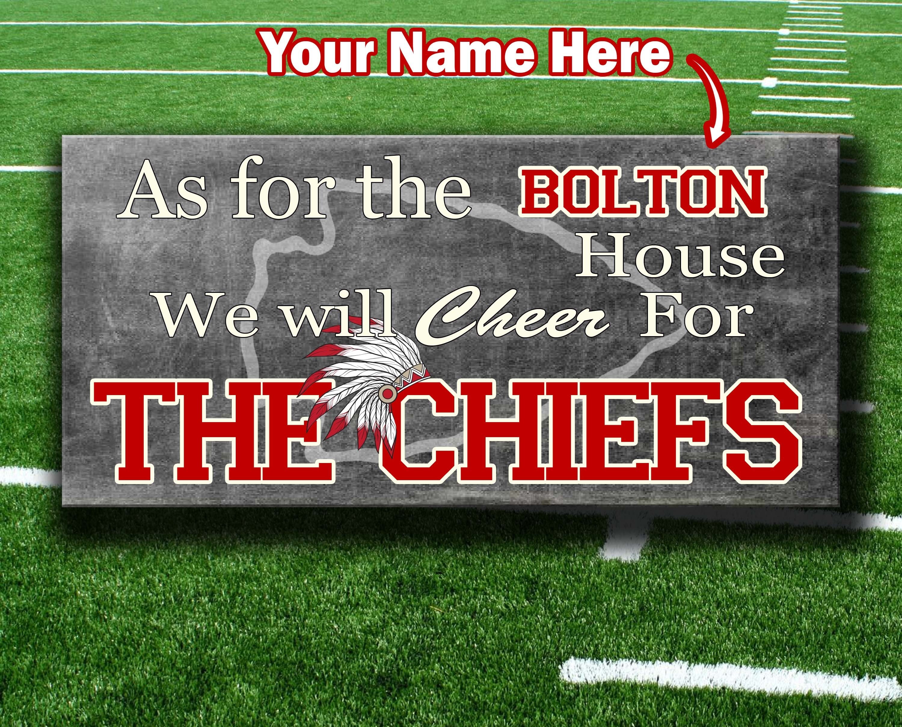 Custom Football Sign – Tin Sign Shop