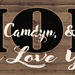 Personalized MOM Sign...with Kid's Names