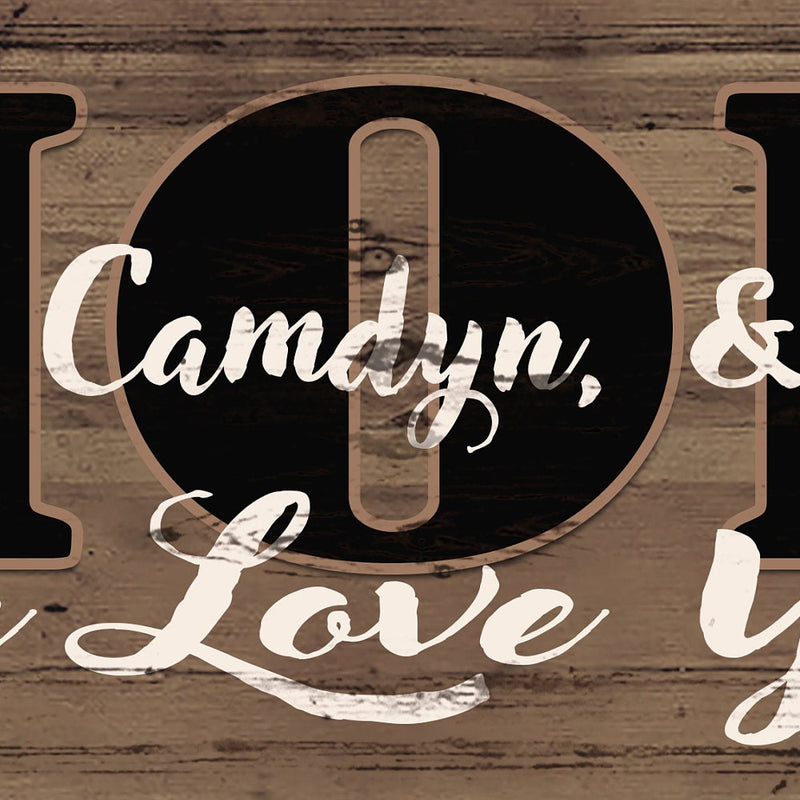 Personalized MOM Sign...with Kid's Names