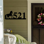 Horse Sign, Horse Address Sign, Farm Animal Numbers, Farm Address Sign, Barn Sign, Metal Address Sign, Farm Animal Address number, Farm Sign