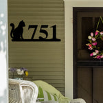 Cat Sign, Cat Address Sign, Cat Lover, Cat Address Sign, Cat Sign, Metal Address Sign, Cat Address numbers, Cat Sign, Kitty Sign, Cat Mom