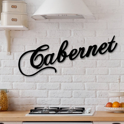 Cabernet Wine Sign, Wine Decor, Wine Glass Sign, Mother's Day Gift, Wine Gifts, Wine Sign, Wine Bar Metal, Wine Cabernet Sauvigon Home Decor