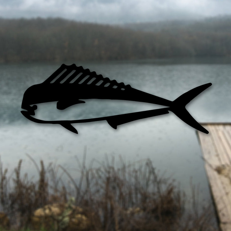 Mahi Metal Art, Mahi-Mahi Fish Sign, Metal Mahi Decor, Fish Decor, Fishing Sign, Sea Life, Beach house Decor, Deep Sea Fish, Metal Fish Art