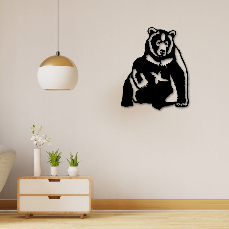 Bear Decor, Wildlife Decor, Bear Sign, Bear Decor, Outdoor Wildlife Sign, Mama Bear Sign, Hunter Gift, Gift for Him, Wildlife, Nature, Bear