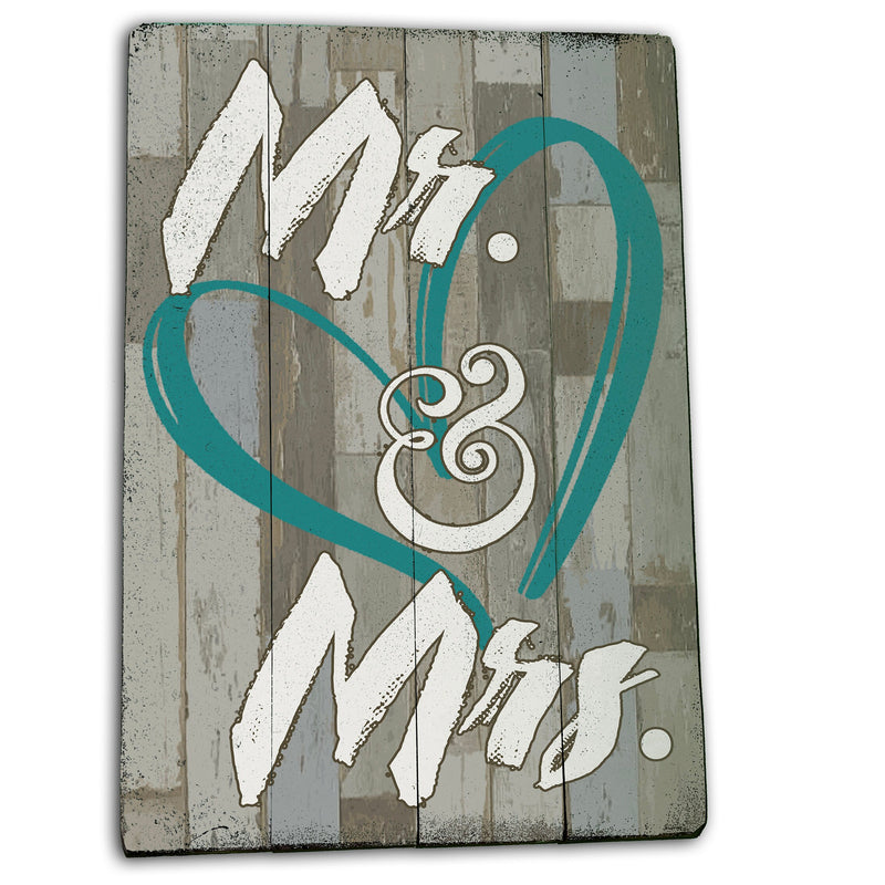 Couples Wedding or Home Decor Sign - Mr. & Mrs.