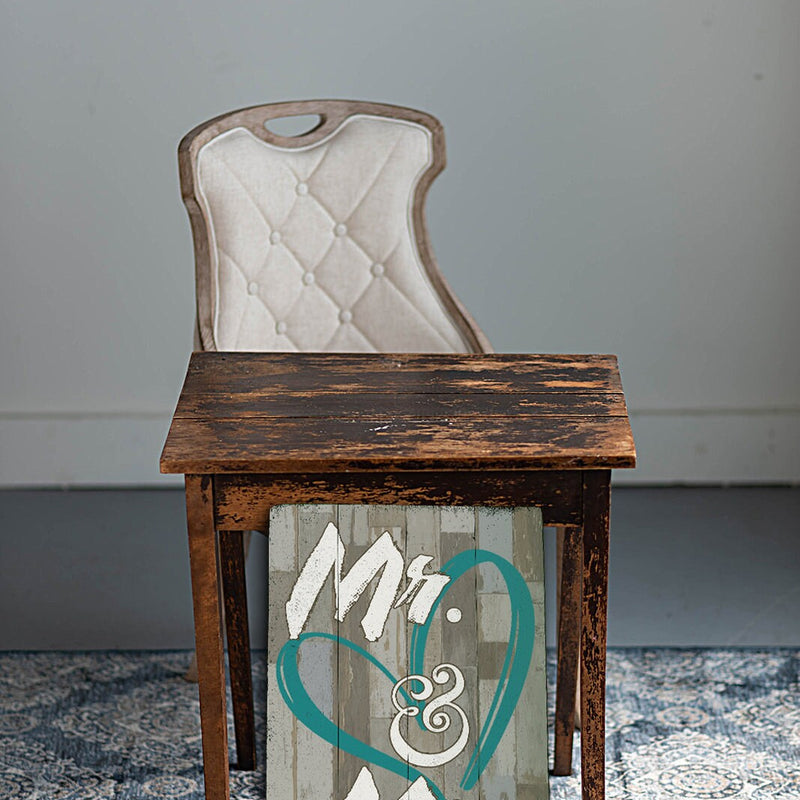 Couples Wedding or Home Decor Sign - Mr. & Mrs.