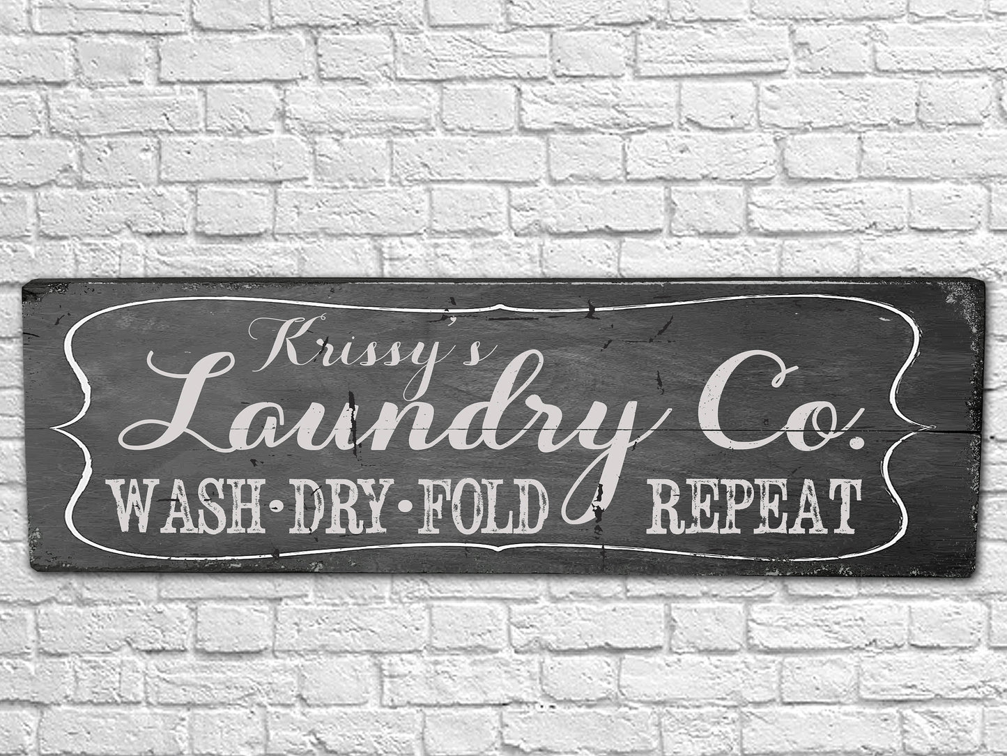 Custom Laundry Room Sign - Modern Farmhouse