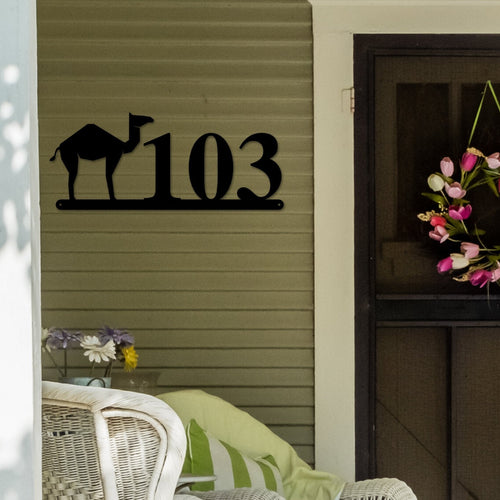 Camel Sign, Camel Address Sign, Farm Animal Numbers, Farm Address Sign, Barn Sign, Metal Address Sign, Farm Animal Address number, Farm Sign