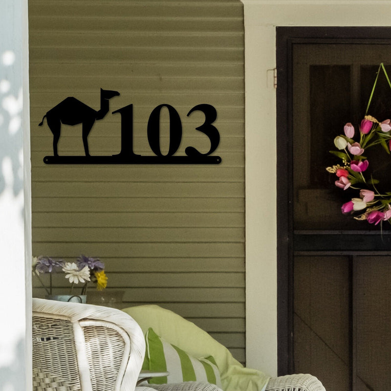 Camel Sign, Camel Address Sign, Farm Animal Numbers, Farm Address Sign, Barn Sign, Metal Address Sign, Farm Animal Address number, Farm Sign