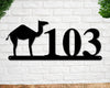 Camel Sign, Camel Address Sign, Farm Animal Numbers, Farm Address Sign, Barn Sign, Metal Address Sign, Farm Animal Address number, Farm Sign
