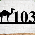 Camel Sign, Camel Address Sign, Farm Animal Numbers, Farm Address Sign, Barn Sign, Metal Address Sign, Farm Animal Address number, Farm Sign