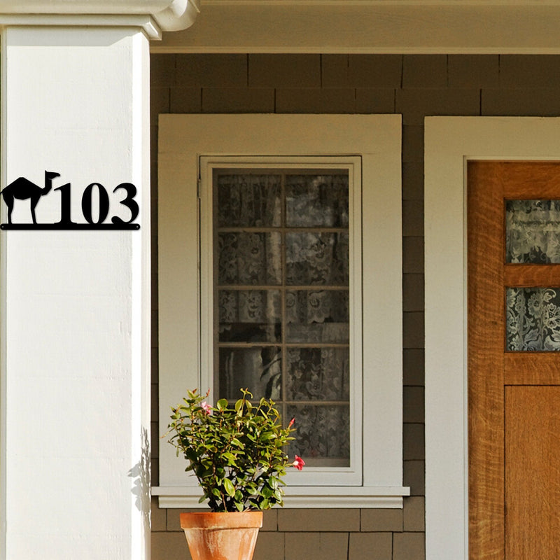 Camel Sign, Camel Address Sign, Farm Animal Numbers, Farm Address Sign, Barn Sign, Metal Address Sign, Farm Animal Address number, Farm Sign