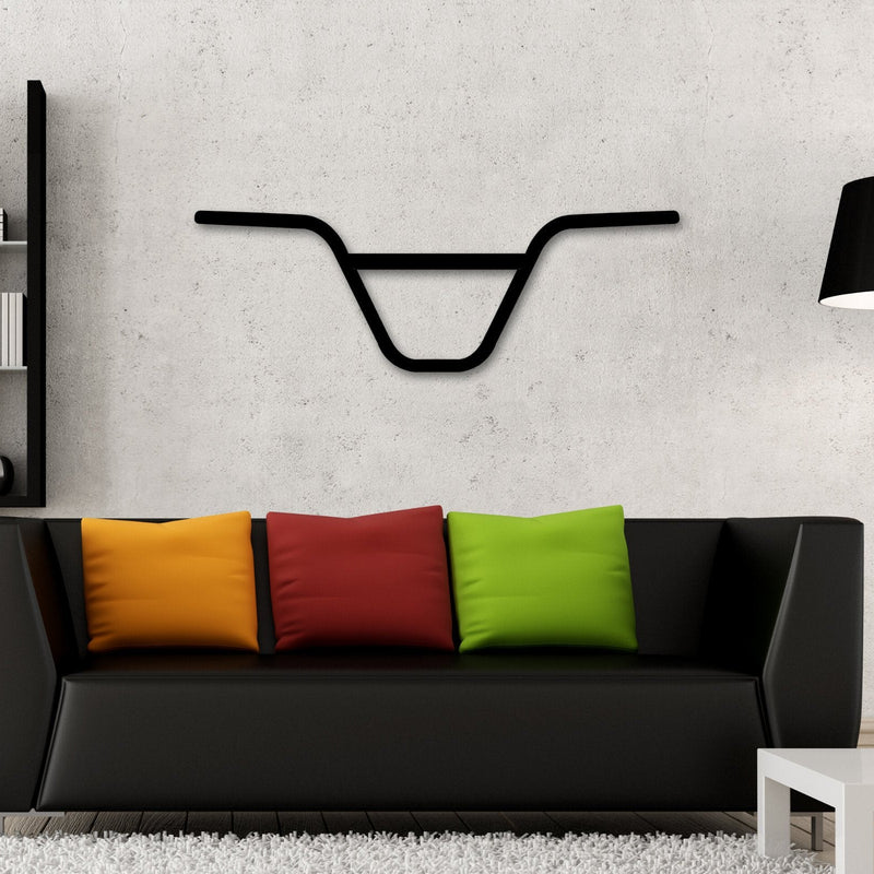 BMX Art, Bike Art, BMX Sign, Bmx Handle Bars Bike, Metal Bmx Wall Art, Fixed Gear Bike Art, Bike Wall Art, Bike Sign, Bmx Bike, BMX, Bike