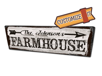 Custom Farmhouse Wooden Sign