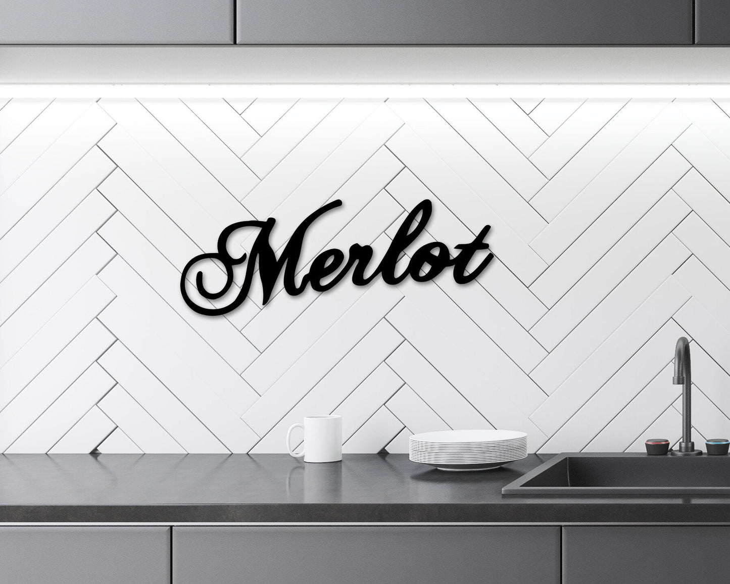 Merlot Wine Sign, Wine Decor, Wine Glass Sign, Mother's Day Gift, Wine Gifts, Wine Sign, Wine Bar Metal Wall Sign, Wine Merlot Home Decor