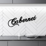 Cabernet Wine Sign, Wine Decor, Wine Glass Sign, Mother's Day Gift, Wine Gifts, Wine Sign, Wine Bar Metal, Wine Cabernet Sauvigon Home Decor