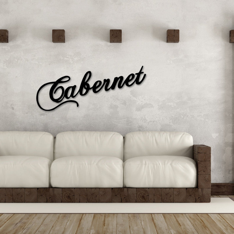 Cabernet Wine Sign, Wine Decor, Wine Glass Sign, Mother's Day Gift, Wine Gifts, Wine Sign, Wine Bar Metal, Wine Cabernet Sauvigon Home Decor