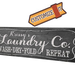 Custom Laundry Room Sign - Modern Farmhouse