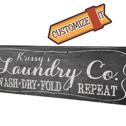 Custom Laundry Room Sign - Modern Farmhouse