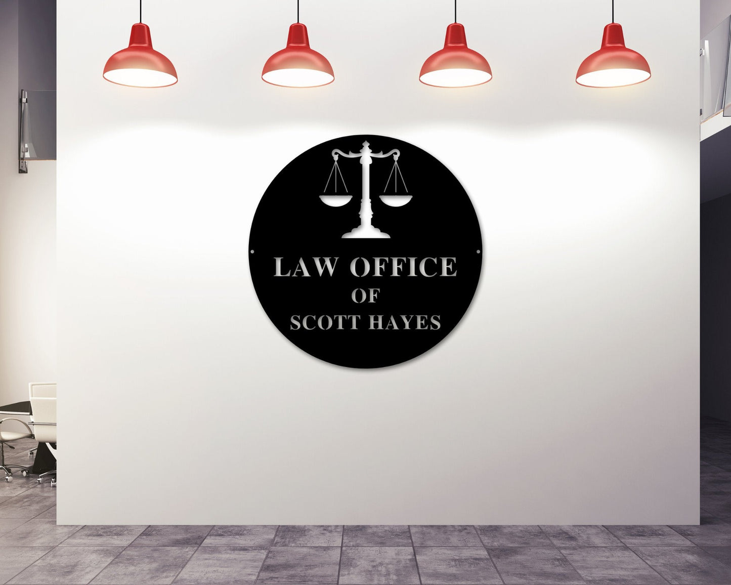 Law Office Sign, Law School Gift, Gift for Attorney, Gift For Lawyer, Lawyer Sign, Attorney Decor, Law Office Decor, Office Sign, Metal Sign