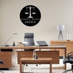 Law Office Sign, Law School Gift, Gift for Attorney, Gift For Lawyer, Lawyer Sign, Attorney Decor, Law Office Decor, Office Sign, Metal Sign