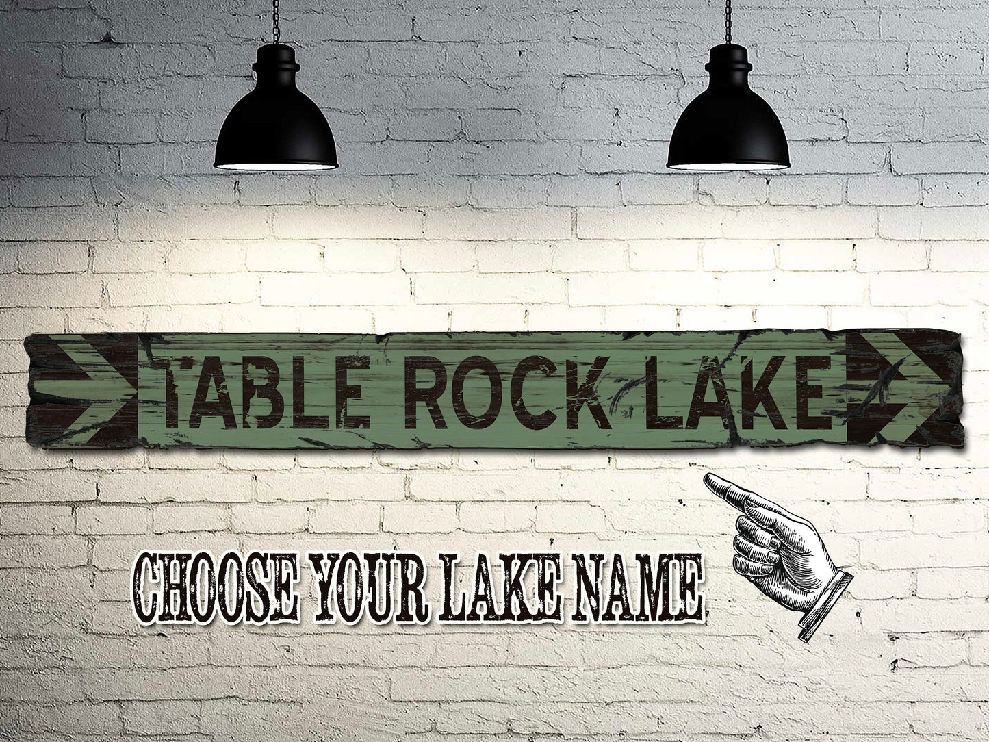 Custom Lake Sign on Rustic Barn Wood. Vintage Lake House Sign measures 4 feet long. Handcrafted Wood Sign. Any Lake Name