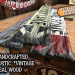 Custom Lake Sign on Rustic Barn Wood. Vintage Lake House Sign measures 43 Inches long. Handcrafted Wood Sign. Any Lake Name