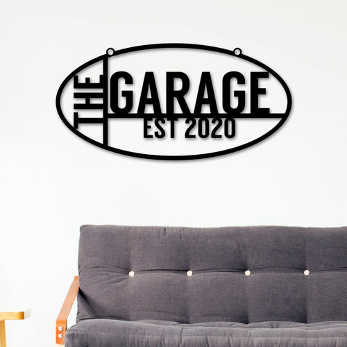 Personalized Gift For Him, Husband Gift, Custom Garage Sign, Metal Shop Sign, Metal Workshop Sign, Metal Sign, Bestseller