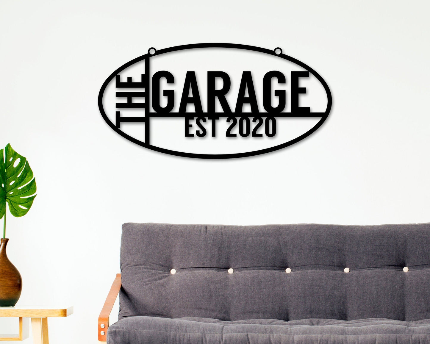 Personalized Garage Sign, Hanging Shop Sign, Store Sign, Husband Gift, Custom Garage Sign, Metal Shop Sign, Metal Workshop Sign, Metal Sign