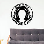 Christmas Gift, Horseshoe Custom sign, Steel Art, Barn sign, Custom metal sign, horseshoe metal art, horseshoe art, Country home sign