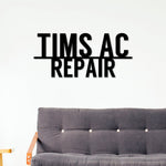 AC Business sign, Air Conditioning Business, AC Sign, Business Sign, Custom Busines Sign, LLC sign, Personalized Business