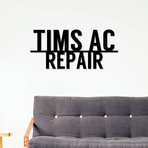 AC Business sign, Air Conditioning Business, AC Sign, Business Sign, Custom Busines Sign, LLC sign, Personalized Business
