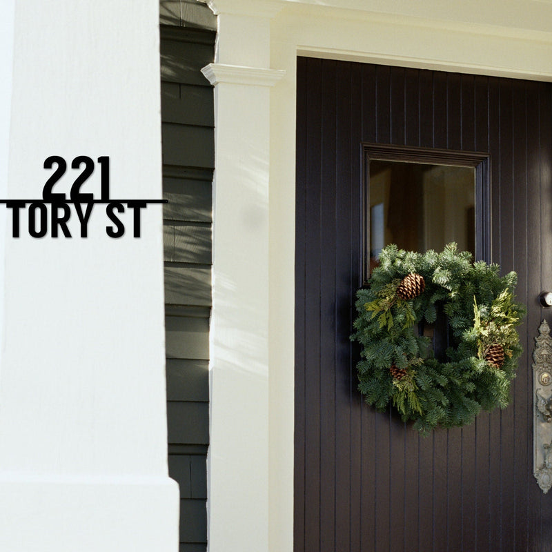 Metal Address Sign, Address Plaque, Metal house numbers, Custom Address Sign, Home Address Sign, Address Number, Bestseller, Personalized